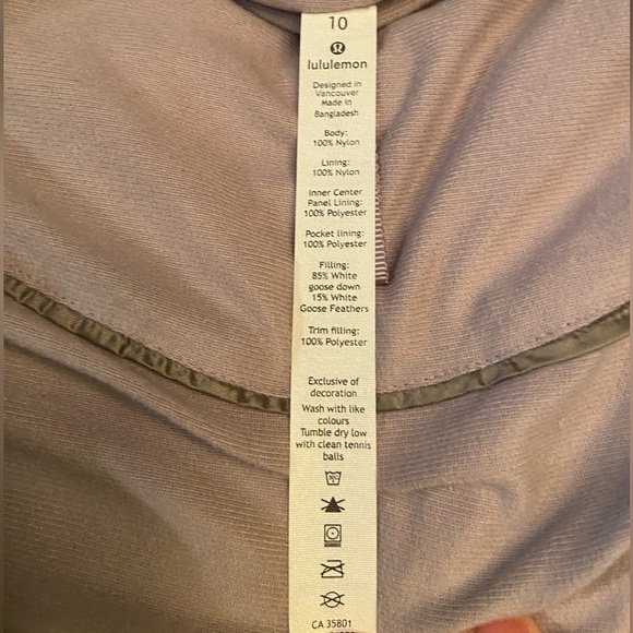 Lululemon Brave the Cold Vest Grey Size 10 - Picture 7 of 8